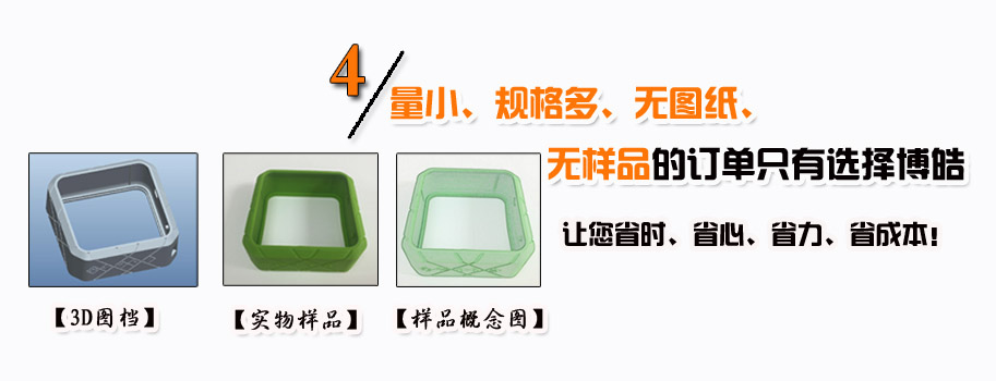 量小、規(guī)格多、無圖紙、無樣品的訂單只有選擇博皓。