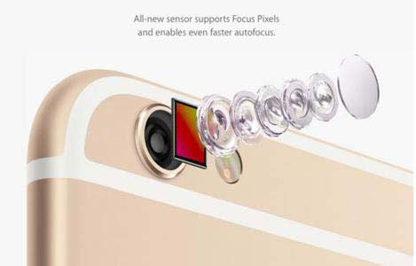iPhone6s拍照、攝像性能均提升1200萬(wàn)像素